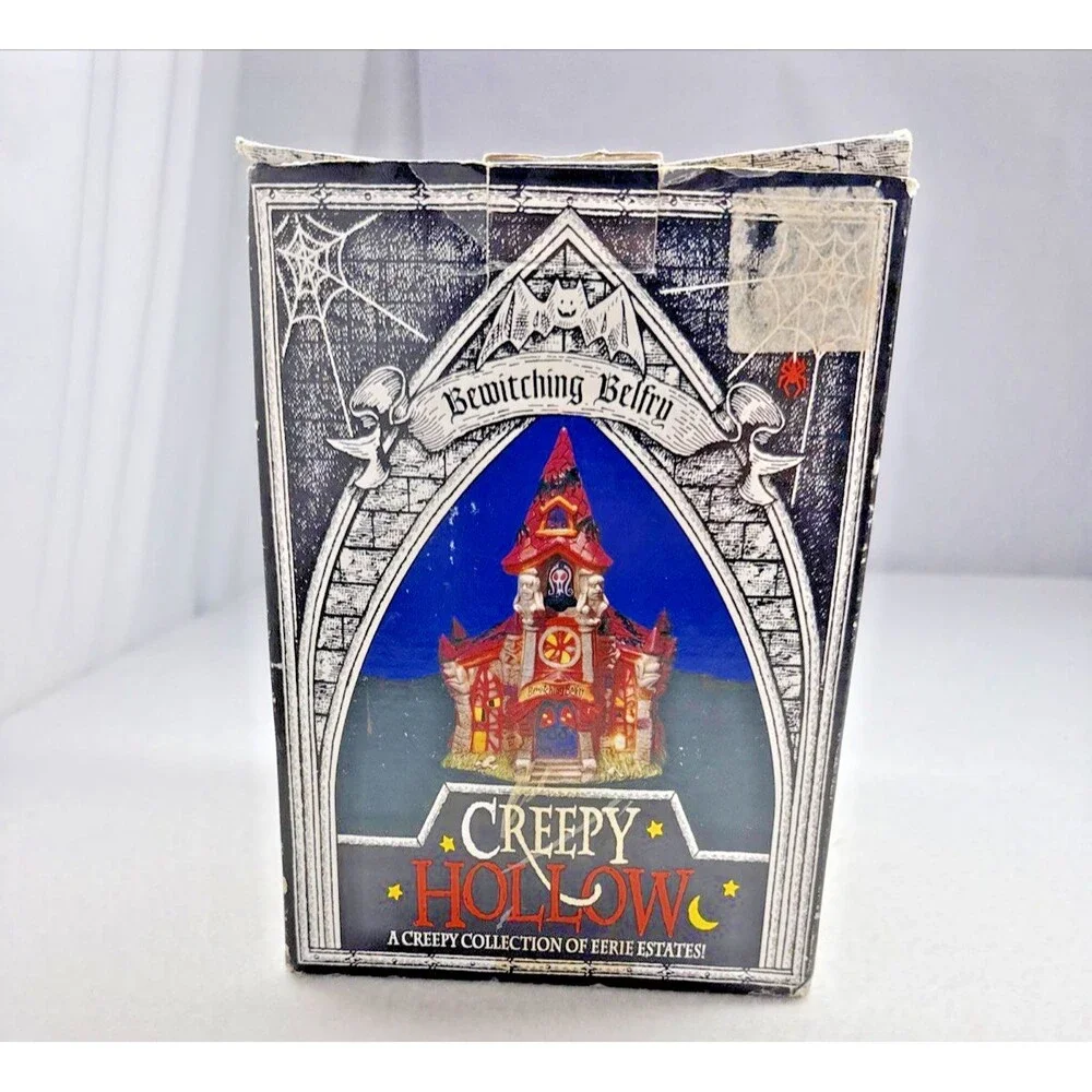Midwest Cannon Falls Creepy Hollow Bewitching Belfry 1995 Halloween 13355-2 Box